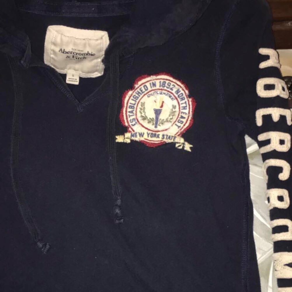 Abercrombie hooded shirt